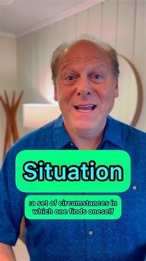 Paul Gruber | How do you say situation? #situation #speakenglish #americanaccent #english #pronunciation #esl #speaklikeanative | Instagram