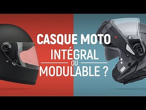Motorcycle helmet: full-face or modular?