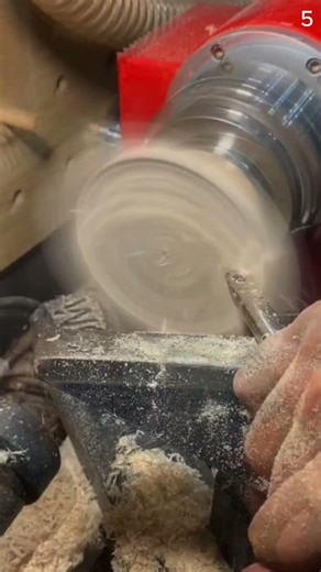 The process of forming patterns on wood #shorts