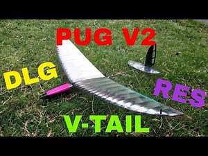 How to build a Pug V2 DLG RES V-Tail from angel wing designs part 1 intro and fuselage