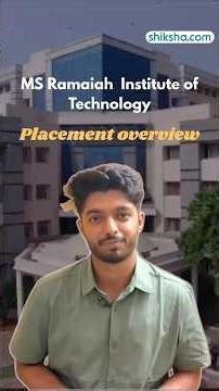 Ramaiah Institute of Technology Placements 📈 | Real Overview #shorts #LCC #review #bangalore #viral