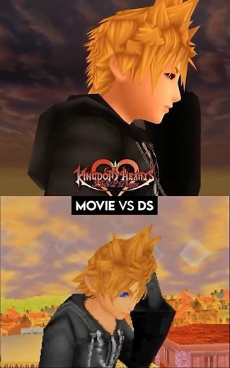 Roxas vs Xion Cutscene Comparison in Kingdom Hearts 358/2 Days