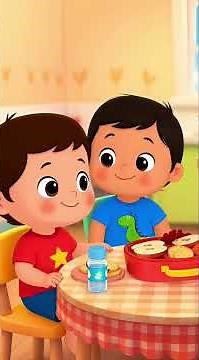 Snack Time, Yes Please 🍎 #preschool #singalong #kidssongs #nurseryrhymes #toddlermusic #family #abc