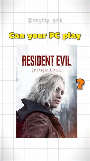 Is your PC chad enough for RE9? #gaming #residentevilrequiem #budgetgaming #capcom #pc