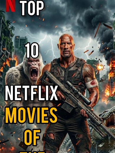 Top 10 Netflix Movies of The Rock | Most Powerful Action Movies Ever #TheRock #DwayneJohnson #NetflixMovies #ActionMovies #RedNotice