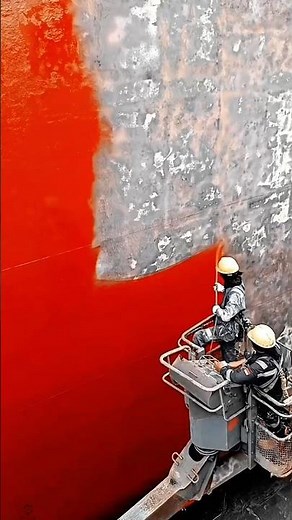 Steel Structure Painting Work Tool Using Industrial Spray Gun #worktool