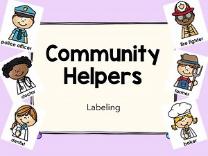 Community Helpers - Labeling