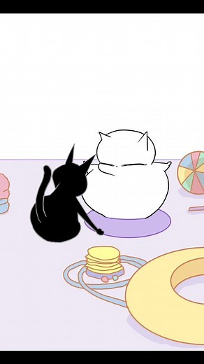 Mokomokoma on Instagram: "Go to the beach①😹🌊✨❗️ #animation #cartoon #catlife #catanimation #shortstory #funny #funnycartoons #cat #anime #animelover #animación #animeart #アニメ"