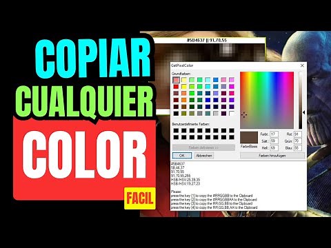 Copiar el color de cualquier píxel de la pantalla fácil y rápido en #windows11