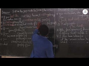 Exercises - Second - English: Revision of verbs / Mr Zally