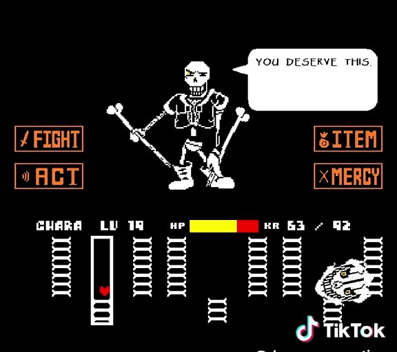 Disbelief Papyrus Phase 2 figth, After breaking his bone shield in the previous phase, Papyrus decides to stop holding back and take the fight seriously, but that anger won’t last forever #undertale #papyrus