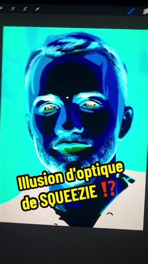 Illusion d'optique de SQUEEZIE ⁉️ - Test et Révélation de l'illusion visuelle