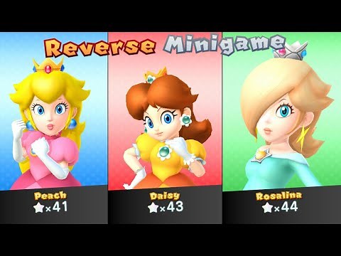 Mario Party 10 - Peach vs Daisy vs Rosalina - Whimsical Waters