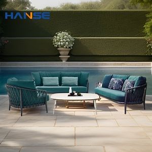 [Hot Item] All Weather Patio Furniture Sets Wicker Weave Sofa Aluminium Garden Sofas Rattan Waterproof Set Furniture Sectional Outdoor Sofa