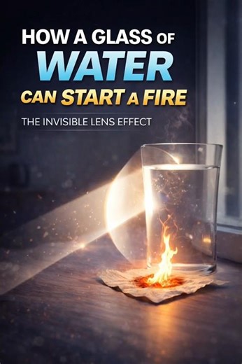 How a Glass of Water Can Start a Fire