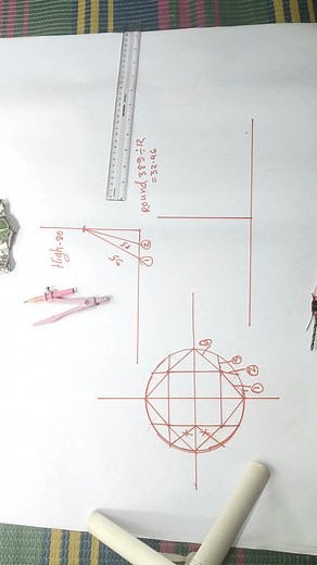 Fabrication reducer formula (squre to round).foryouシ💯🥰 #squre_to_round_reducer#duct #fabrication #HVAC #ducting #DUCTINGWORK #insulation #Steelsheet #Steelsheetmetal #Steelsheetpro #manufacturing #industryequipment #fabrication #sheetmetalfabrication | Sheet Fabrication Formola
