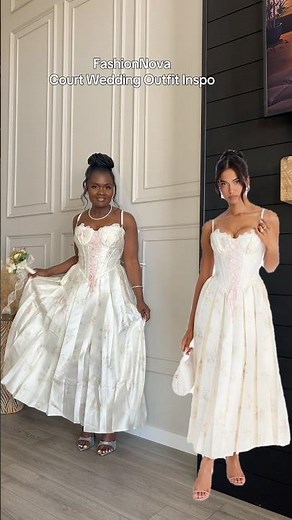 🔎 Tea Party Pleated Taffeta Gown ‪@FashionNova‬ #courtweddingoutfit #fashioninspo