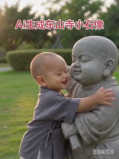 Created by Doubao AI, haha, it looks a bit similar, right? #DongshanTemple #DoubaoIsTooPowerful #...