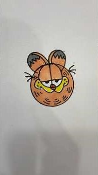 Easy Garfield drawing #garfield #cartoon #cat #drawing #easydrawing #sketch #art #tutorial