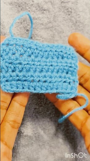 Learn Half Double Crochet (HDC) in 1 Minute | Easy Crochet for Beginners 🧶✨