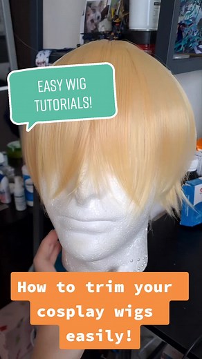Easy Wig Cutting Tutorial for Cosplay Fans!