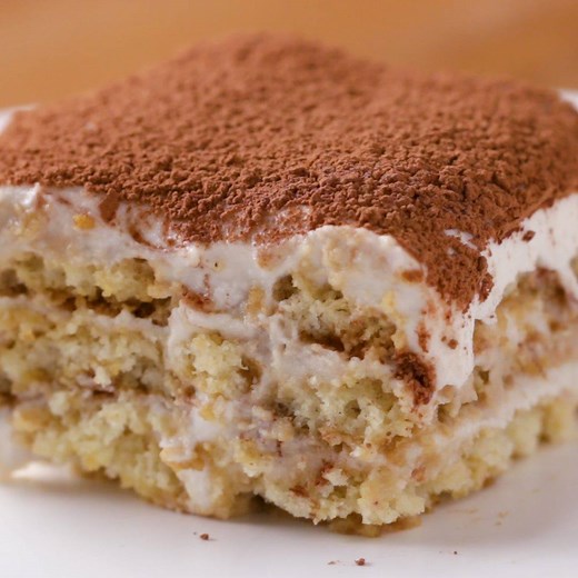 We're ending our night with this delicious vegan tiramisu (yes, dreams really DO come true 😍) Get the recipe: https://tasty.co/recipe/vegan-tiramisu | Tasty