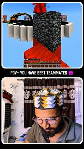 YOU TRUST YOUR TEAMMATES… 💀 #minecraft #reaction #viral #shorts