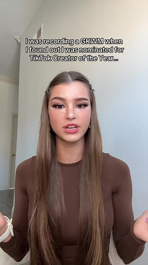 Brooke Monk Nominated for TikTok Creator of the Year!