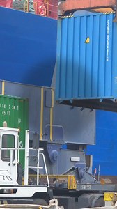 The idea that shipping containers are often blue or green from...