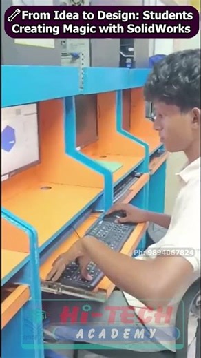 🔧 From Idea to Design Students Creating Magic with SolidWorks