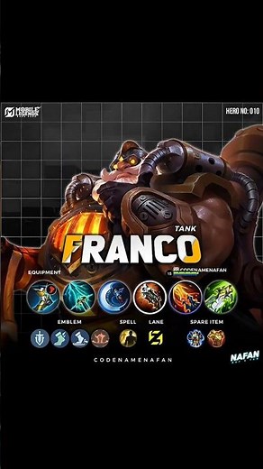 Franco One Shot Build 2026 Global Meta Best Damage & Emblem MLBB Gameplay