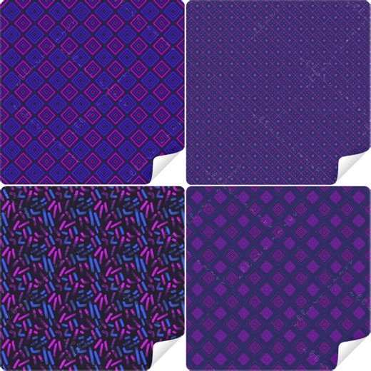 Futuristic Glow Digital Papers | 20 Neon Blue & Cyber Purple Patterns | Modern Seamless Designs for Crafts and Digital Projects - Etsy