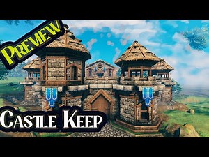 Valheim how to build a Castle build preview