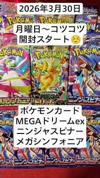Pokemon cards! Starting the week on Monday, I'll be opening packs little by little, aiming for SR...
