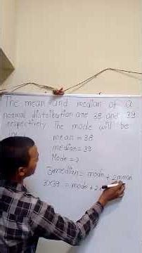 Mean, Median & Mode Trick | Find Mode from Given Data Easily