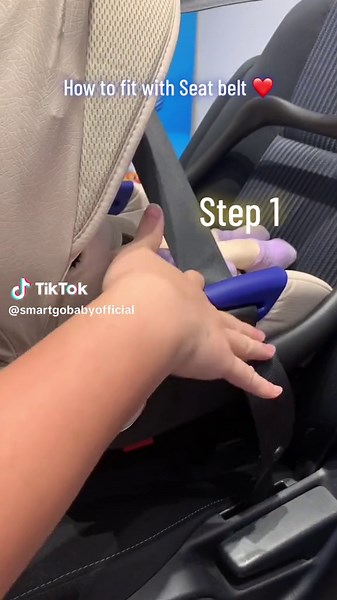 Smartgo Baby Carrier: Easy 3-Step Seat Belt Installation