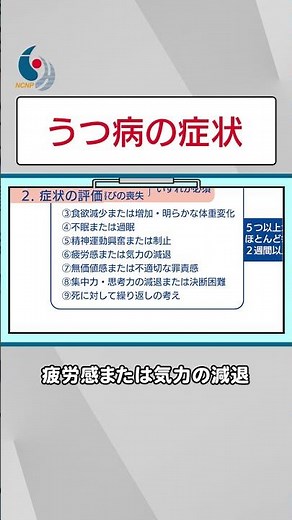うつ病はどうやって診断する？うつ病の診断と治療について専門医が解説【国立精神・神経医療研究センター】#shorts
