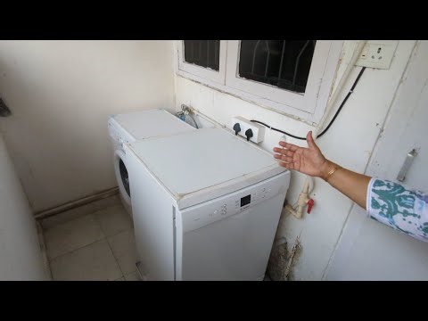 Use your (8’ x 4’) balcony wisely! Keep both Washing Machine & Dishwasher in your small balcony