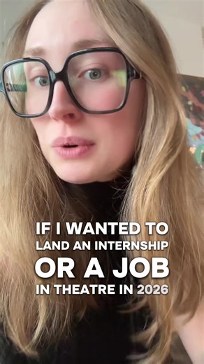 If I were trying to land a theatre internship or job in 2026, this is exactly where I’d start. Save this share with your theatre friends 🎭 follow for more #theatretok #theatremarketing #careeradvice