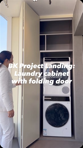 bkciandrewardrobe on Instagram: "BKCIANDRE | Project Landing: Laundry cabinet with folding door Bkciandre designed for our customer: 2500MM lacquered door panel + cloth-patterned stainless steel cabinet Carcase 🏭Factory direct price 🛳️35-45 days delivery ✅We design We manufacture We install 🔎Flexibility in customization | Competitive price targeting to Italian top brand ❤️DM for your project wardrobe solutions 📍www.bkciandre.com 💌sales03@bkciandre.com ☎️WhatsApp:+86 173 2452 4628 #bkciandre
