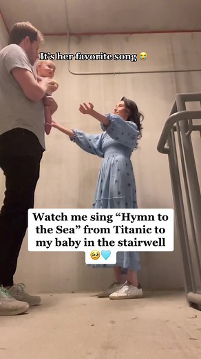 *Heres the FULL video* she sang along 🥹🩵 #titanic | hymn to the sea