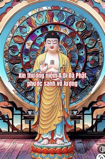 Xin thường niệm A Di Đà Phật phước sanh vô lượng #adidaphat #binhanmayman #vangsanhtayphuong