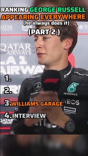 George Russell Appearing EVERYWHERE 😂 | Funniest Moments Part 2#f1