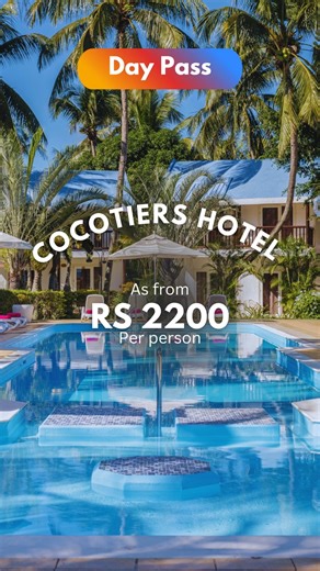 🌊🍹 𝗬𝗼𝘂𝗿 𝗣𝗲𝗿𝗳𝗲𝗰𝘁 𝗗𝗮𝘆 𝗢𝘂𝘁 𝗔𝘄𝗮𝗶𝘁𝘀!🌞 Splash, sip & chill at Cocotiers Hotel – all from just 𝗥𝘀 𝟮𝟮𝟬𝟬/person 🎉🍹 📲 Book now: https://www.best.mu/hotel-day-package/cocotiers-hotel-day-package/ ☎ 408 5757 💡 Not sure yet? 👉 Grab your𝗙𝗥𝗘𝗘 𝗵𝗼𝗹𝗶𝗱𝗮𝘆 𝗽𝗹𝗮𝗻𝗻𝗶𝗻𝗴 𝘀𝗲𝘀𝘀𝗶𝗼𝗻 𝘄𝗶𝘁𝗵 𝗼𝘂𝗿 𝗲𝘅𝗽𝗲𝗿𝘁: https://www.best.mu/appointment/ | Best.mu