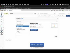 How to Access Introduction to SageMath in CoCalc