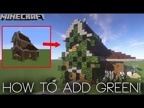 Minecraft - How To Add Plants To Your House!