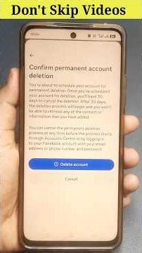 Facebook Account Delete Kaise Kare | How To Delete Facebook Account Permanently | facebook id delete