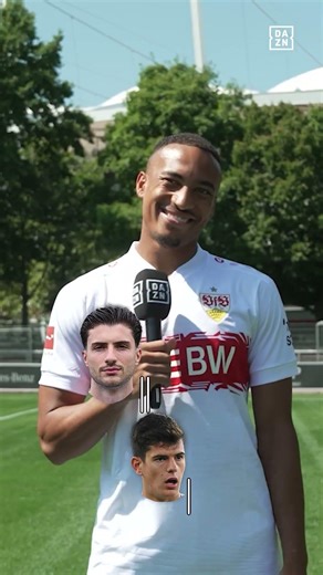 Who is the most handsome player at VfB Stuttgart?