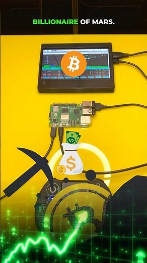 Bitcoin Mining in Raspberry Pi #shorts #gadgets #tech