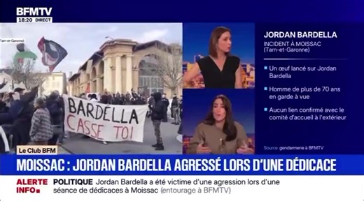 L'air de rien, sur BFM, encore une "gentille" gauchiste qui justifie la violence sur Bardella au nom des principes humanitaires ! | Gilbert Collard